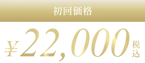 初回価格¥22,000