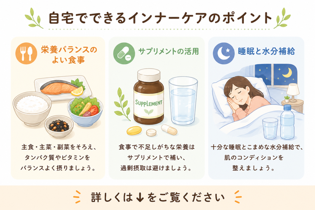 自宅 インナーケア ポイント