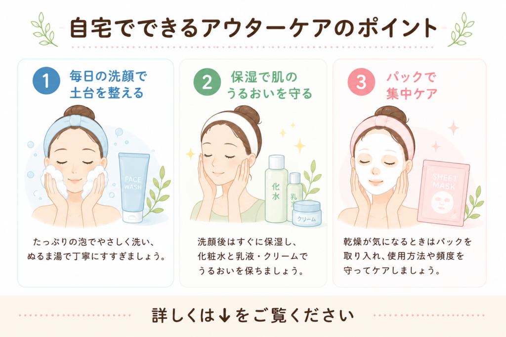 自宅 アウターケア ポイント