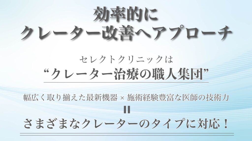 サブシジョン クレーター治療